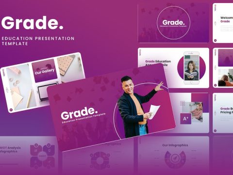 Grade - Education Google Slides Template VP4QD3S