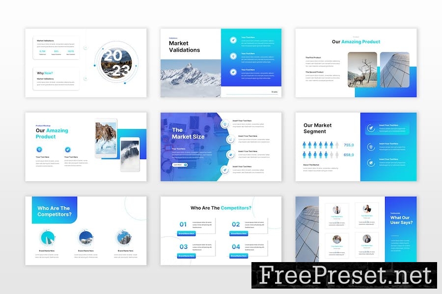 Grade Pitch Deck Google Slides Template HJ5TC5T