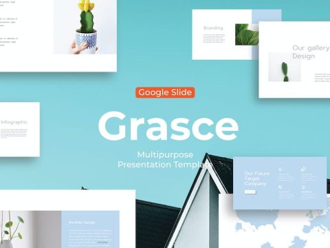 Grasce - Google Slide Template F67M6YJ