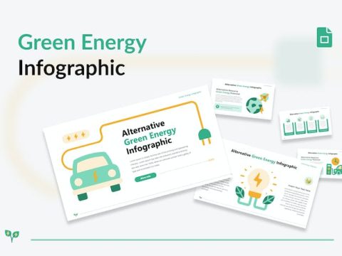 Green Energy Infographic Template Google Slides J7HF4TZ