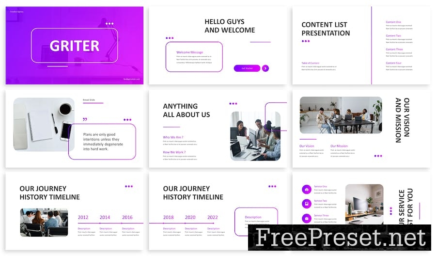 Griter - Business Google Slide Template BDGU6ZG