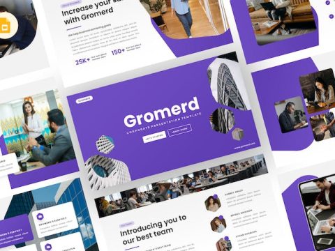 Gromerd - Corporate Google Slides Template 65QBA6U