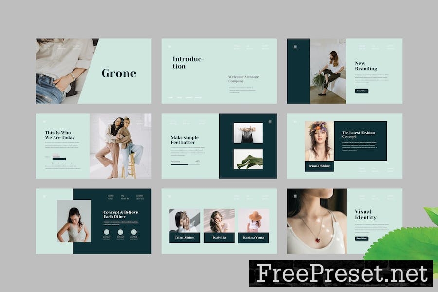 Grone - Google Slide Template ASNGHXW