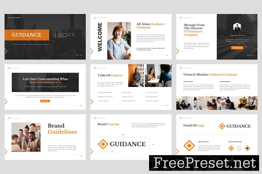 Guidance - Brand Manual Google Slides Template B8VWLD4