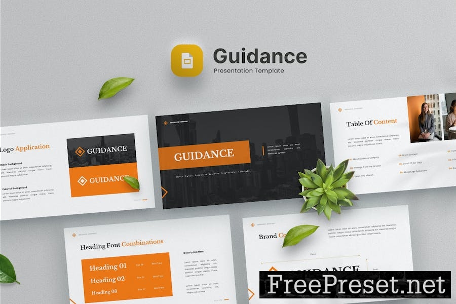 Guidance - Brand Manual Google Slides Template B8VWLD4