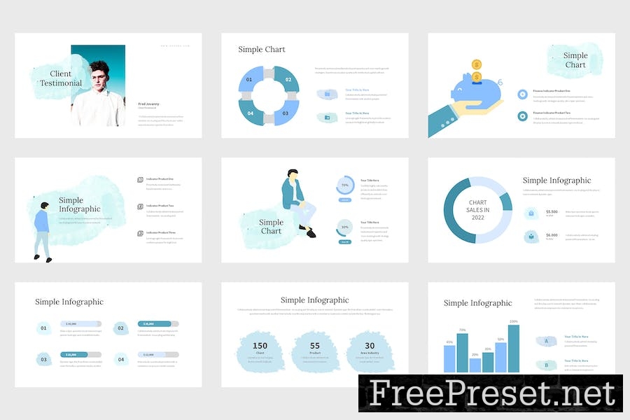 Guzeka - Multipurposes Blue Google Slides Template BCZUCPE