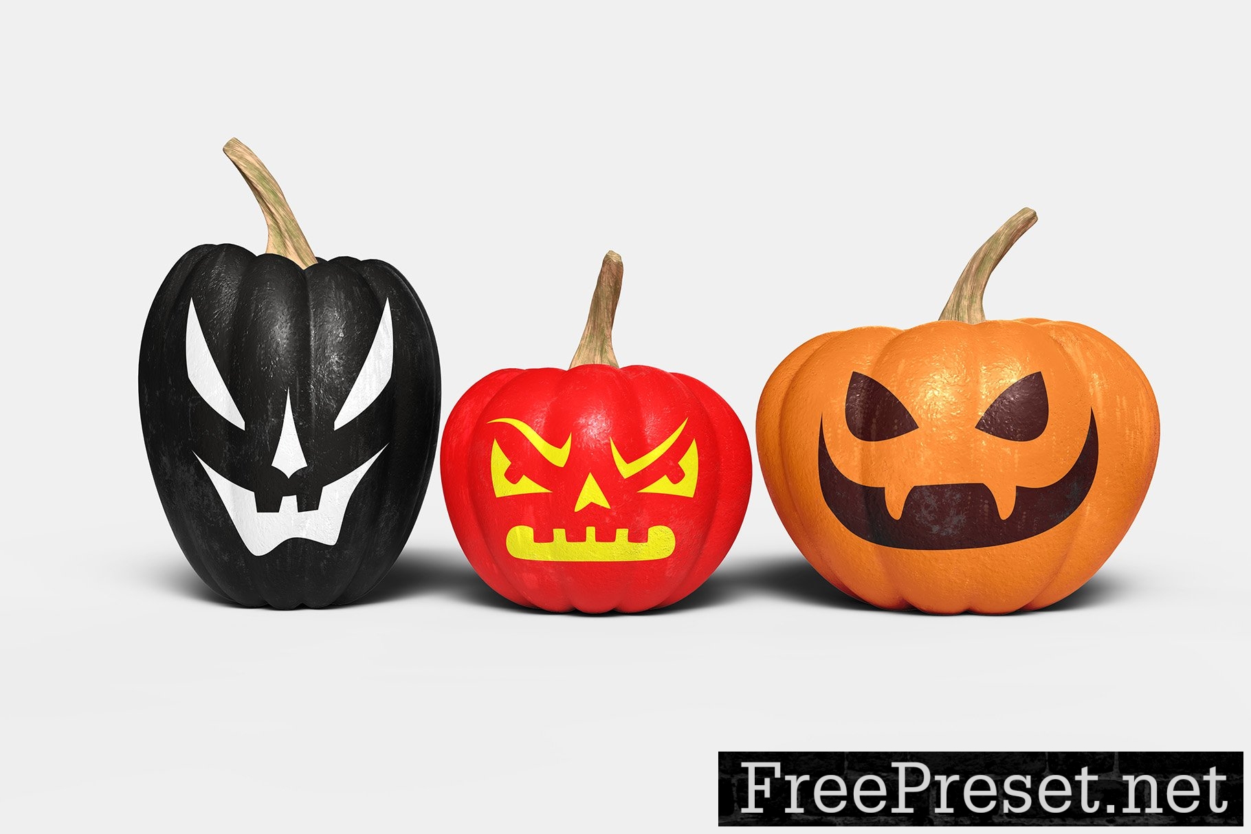 Halloween Pumpkin Mockup - 6 views 10210948