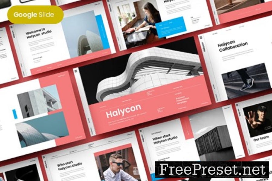 Halycon - Business Google Slide Template AR8HS4P