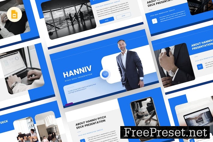 Hanniv - Pitch Deck Google Slides Template 9PK5FTP