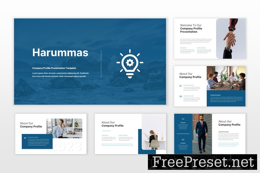 Harummas Business Google Slides Template 5R2RUD6