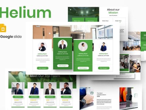 Helium - Business Google Slide Template XFMVCF6