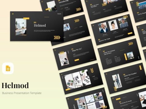 Helmod - Business Google Slides Template ZPGBWYW