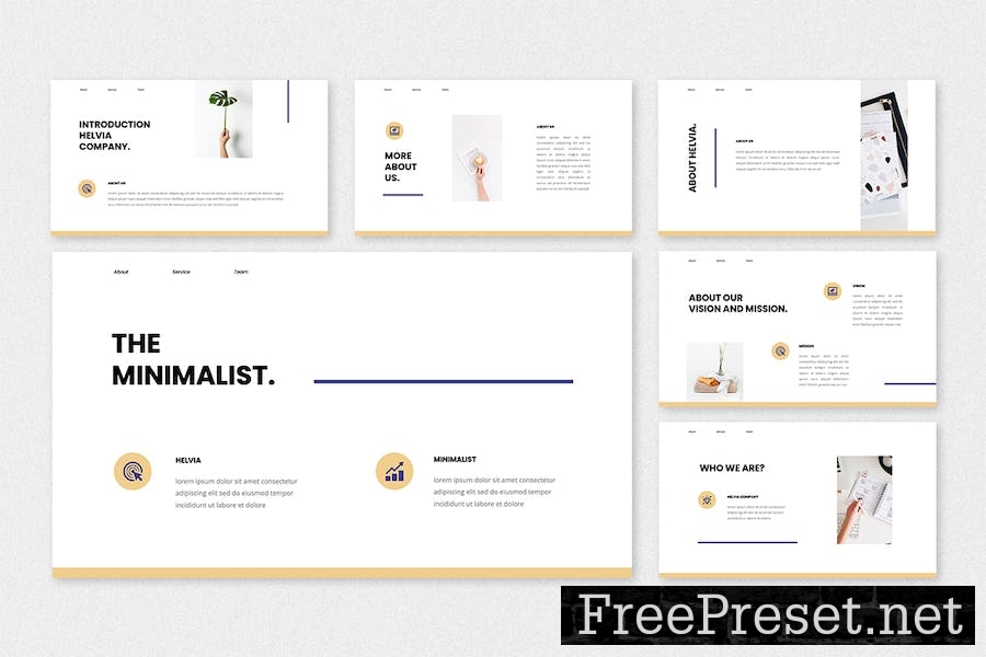 Helvia - Minimal Google Slides Template P26KEFF