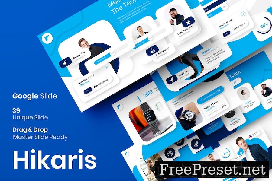 Hikaris - Business Google Slide Template HBDCRGP