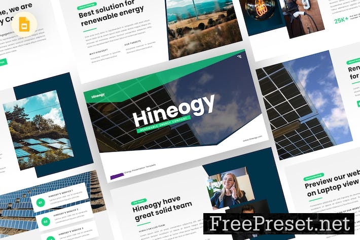 Hineogy - Renewable Energy Google Slides Template