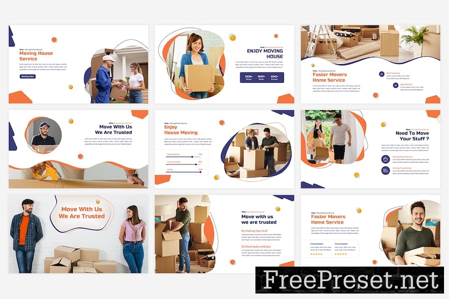 Hive - Moving House Service Google Slide Template UT74SYM