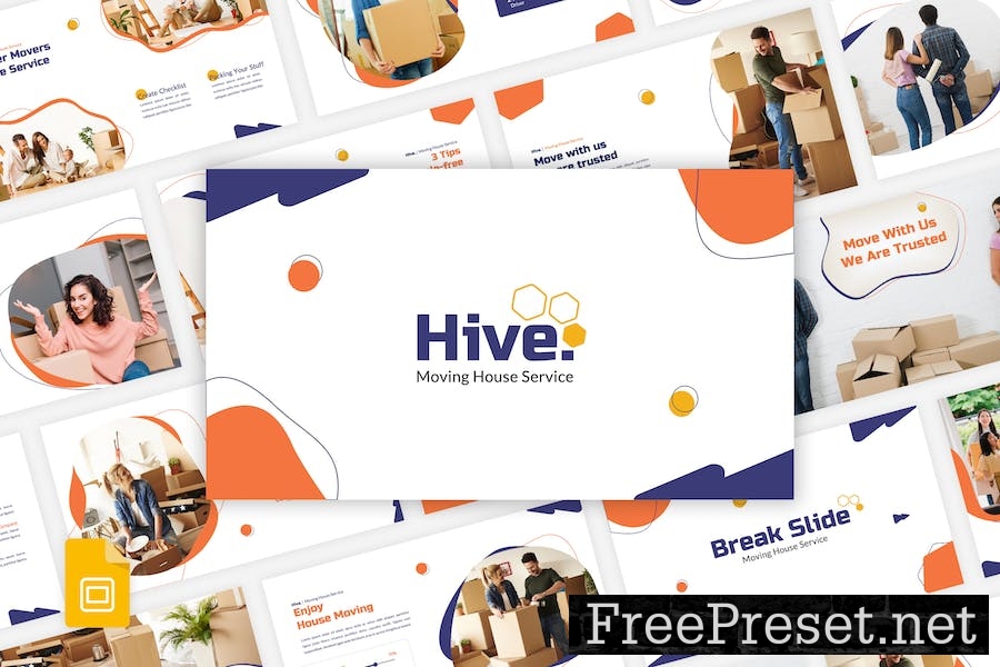 Hive - Moving House Service Google Slide Template UT74SYM