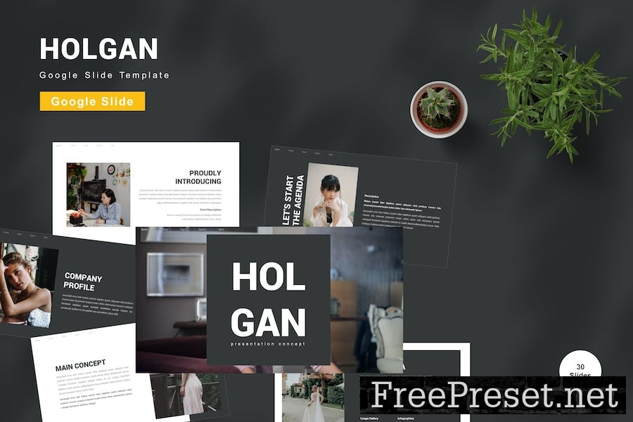 Holgan - Google Slide Template PYL2AP9