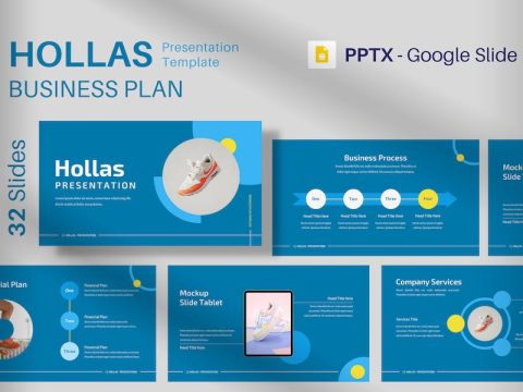 Hollas Google Slide Business Plan Presentation