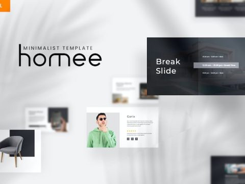 Homee - Minimalist Google Slides Template F7G527H