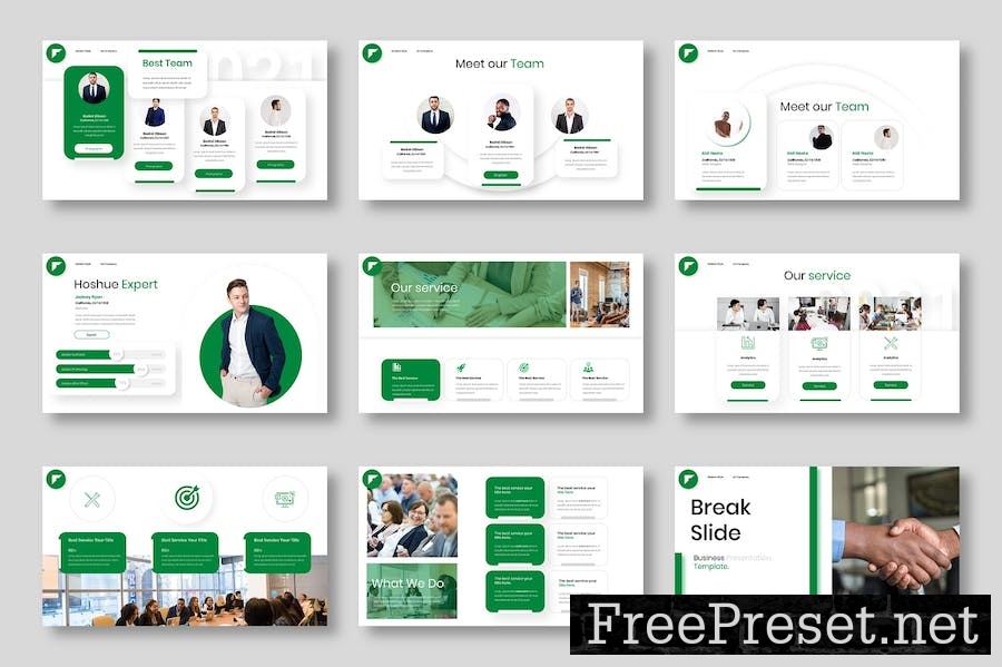 Hoshue - Business Google Slide Template 5B5M4DW