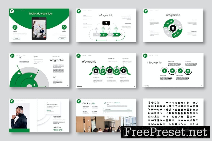 Hoshue - Business Google Slide Template 5B5M4DW