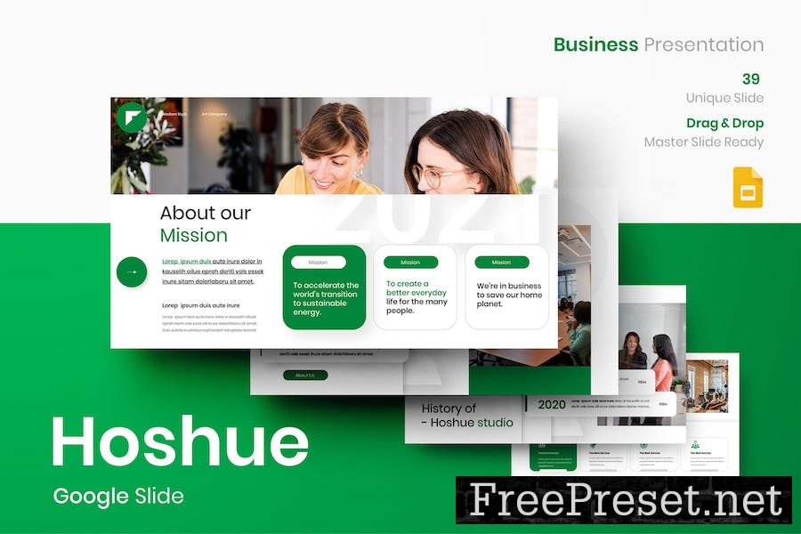 Hoshue - Business Google Slide Template 5B5M4DW