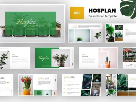 Hosplan Minimalism Tropical Google Slides Template 9QGASXV