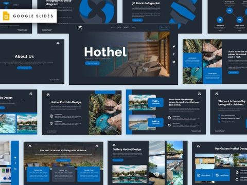 Hotel & Resort Google Slides Template KW9QG4X