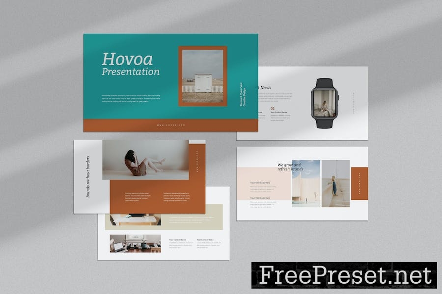 Hovoa : Creative Sienna and Cyna Google Slides ADMF9AB