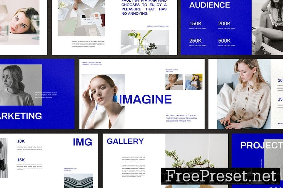 Imagine Brand Google Slides Presentation Template 62CYSWA