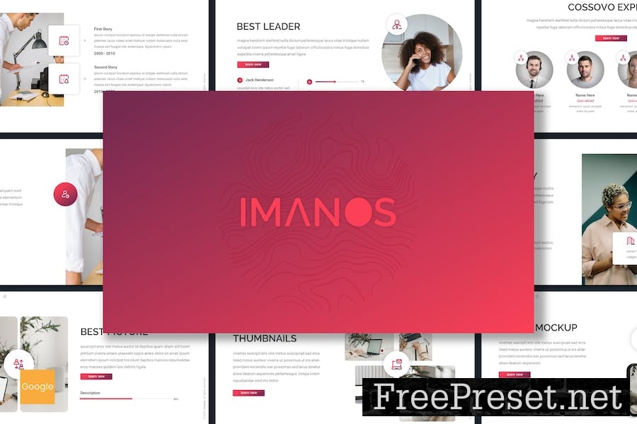 Imanos - Business Google Slides Template RZCLQEF