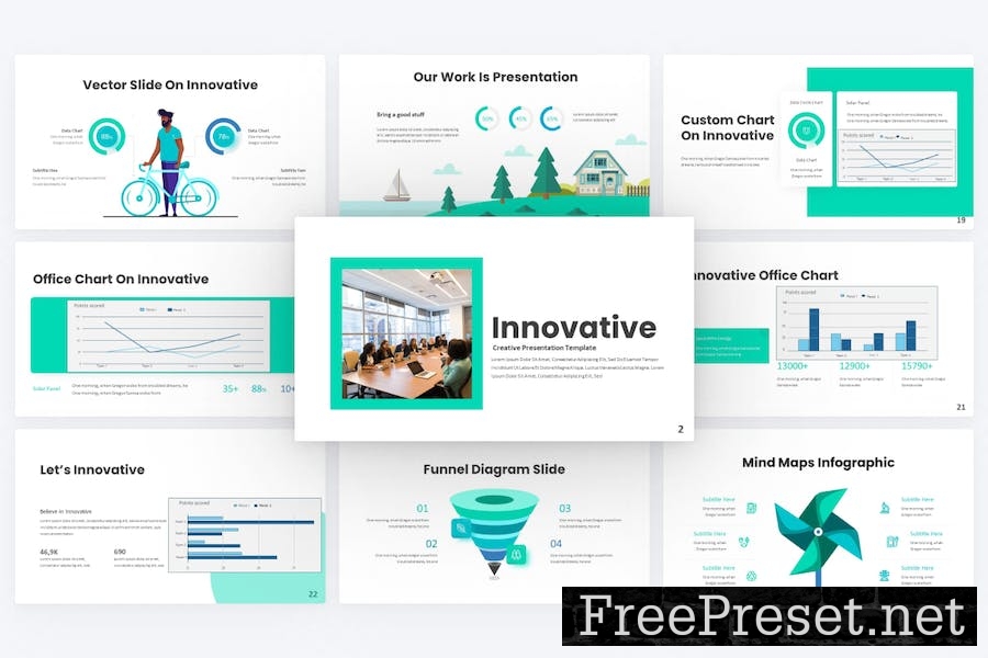 Innovative Creative Google Slides Template 669ZBXC