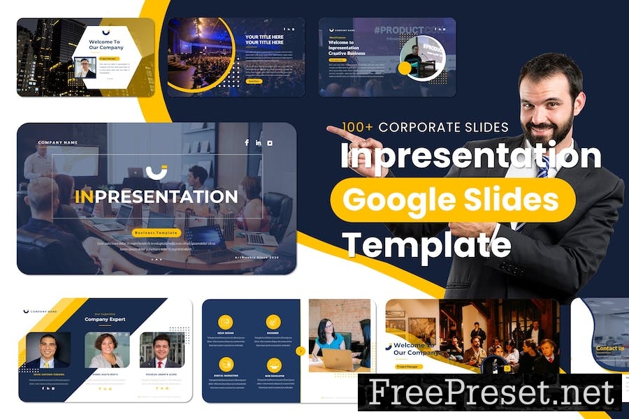 Inpresentation - Business Google Slides Template AC9782Z