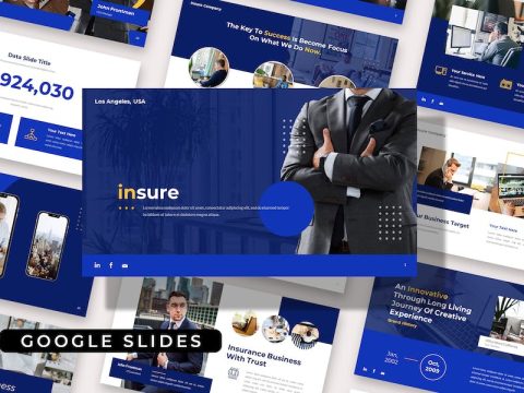 INSURE - Corporate Business Company Google Slides JUMWLT8