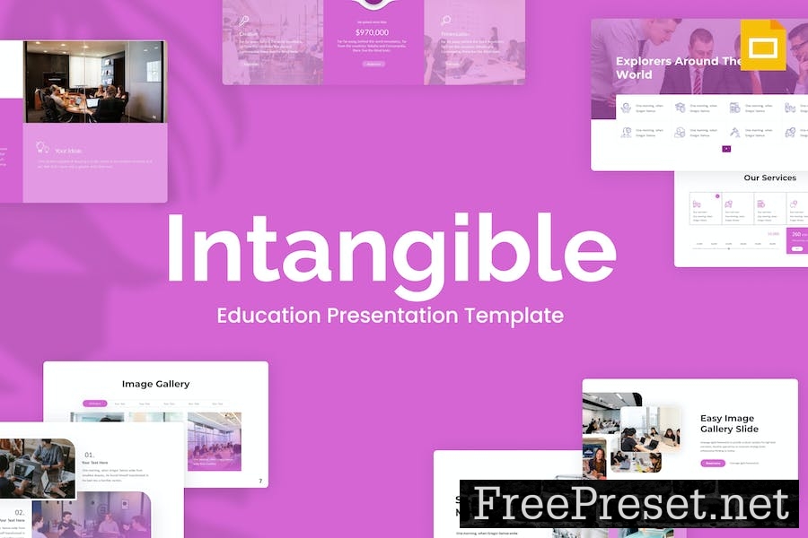 Intangible Business Google Slides Template D9QUU46