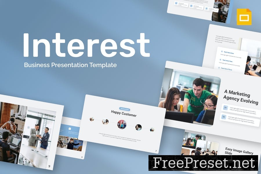 Interest Business Google Slides Template JAPW6D7