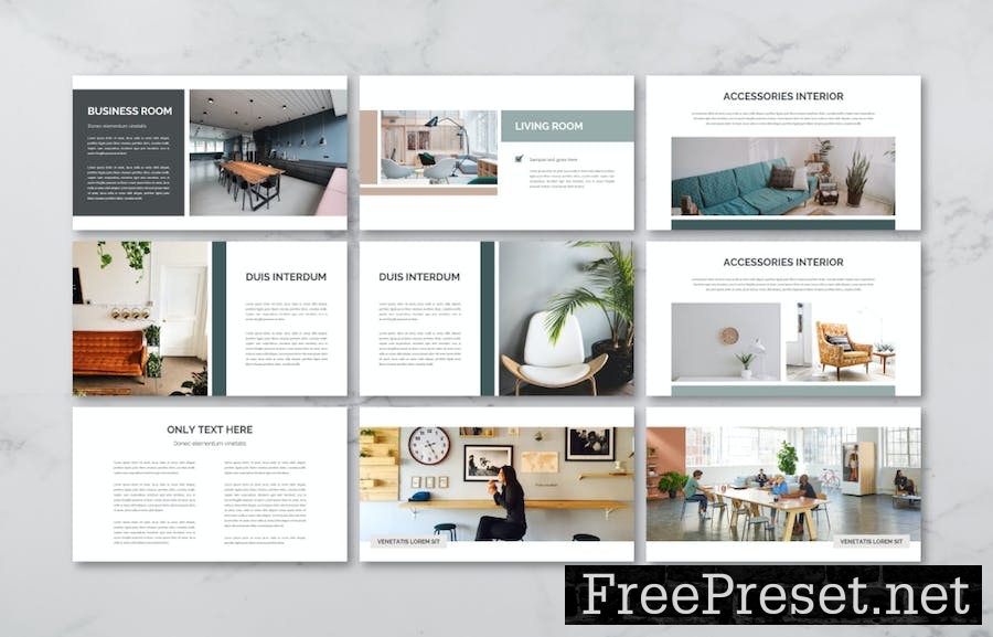 Interior Design Google Slides Presentation 4VS38P7