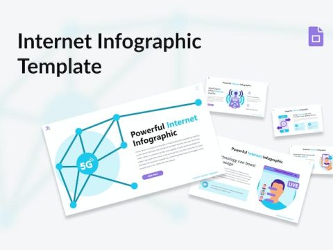 Internet Infographic Template Google Slide