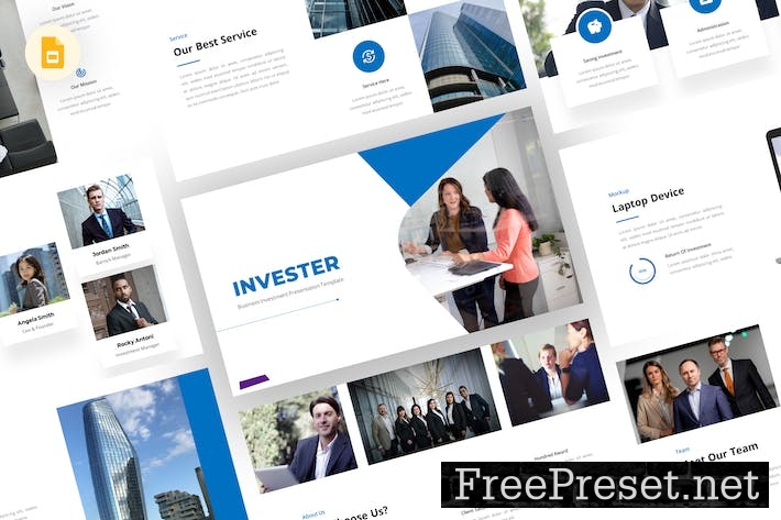 Invester - Investment Google Slides Template NW65US5