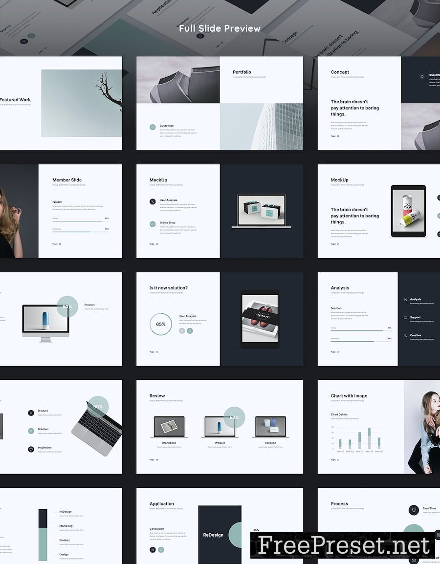 IVE Minimal & Business Template (Google Slides) 2LMN74S