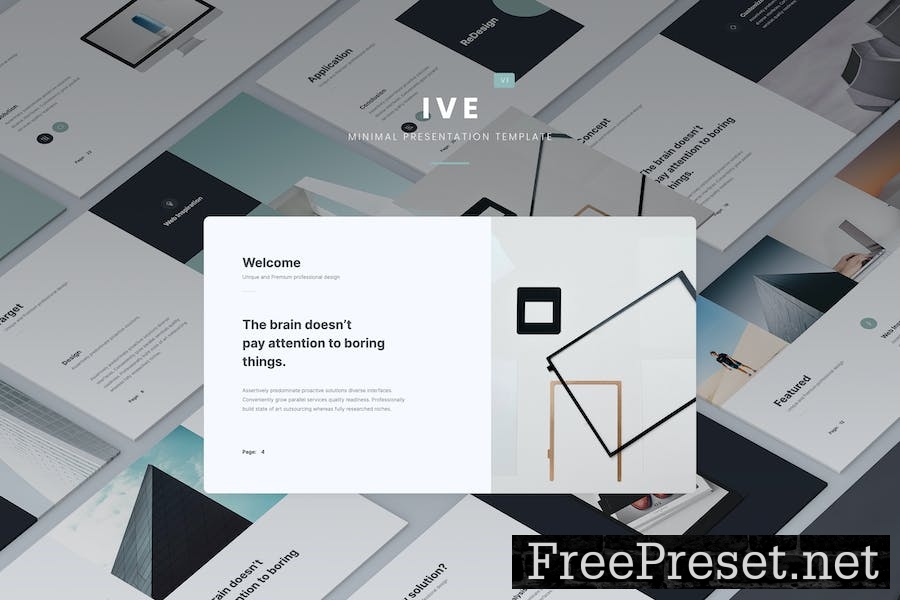 IVE Minimal & Business Template (Google Slides) 2LMN74S