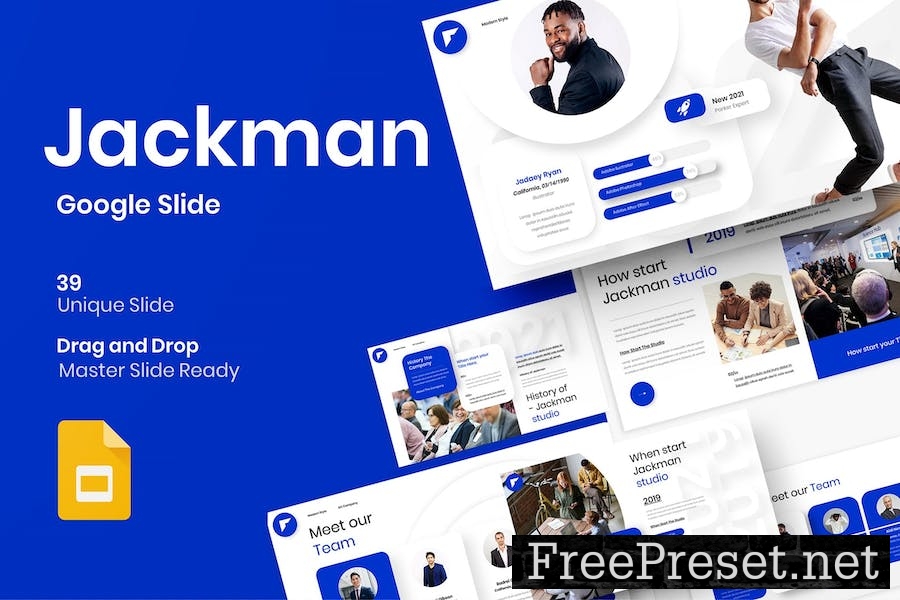 Jackman - Business Google Slide Template KN6FWL5