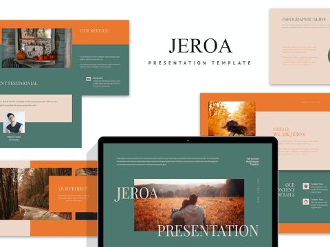 Jeroa : Fall Lookbook Google Slides 4TN5PT7