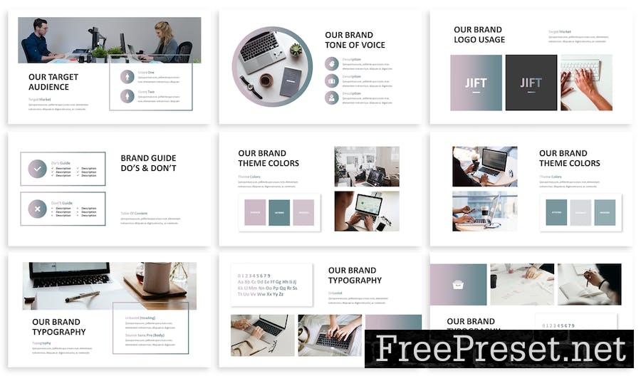 Jift - Business Google Slide Template X82HHFG