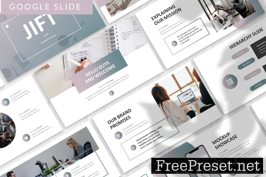 Jift - Business Google Slide Template X82HHFG