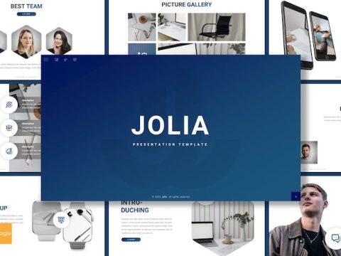 Jolia - Business Google Slides Template E4FJDMP