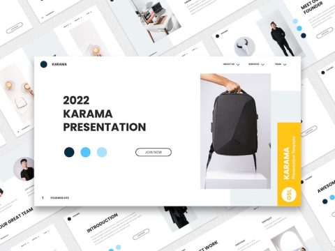 Karama - Creative Google Slides Template L28NBG5