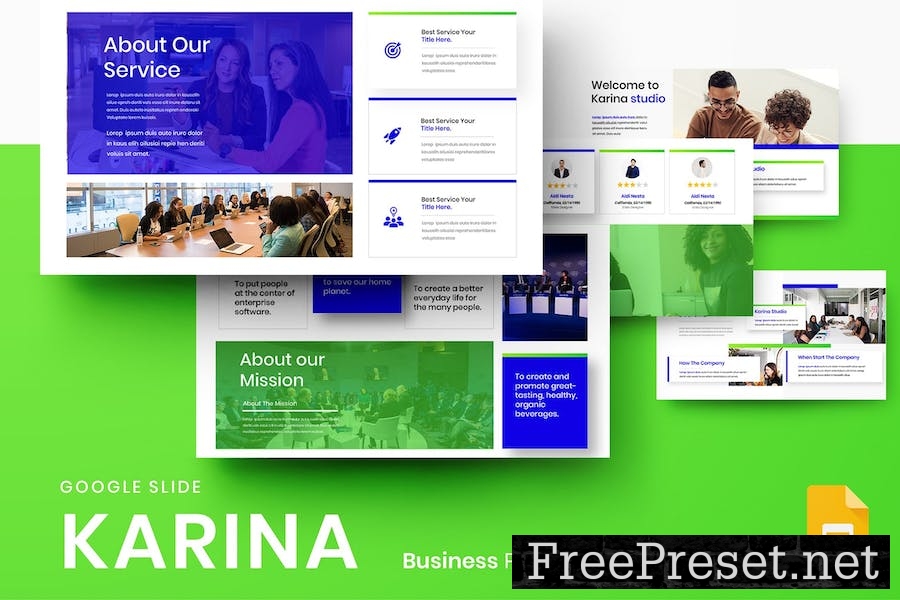 Karina - Business Google Slide Template NJPZ59G