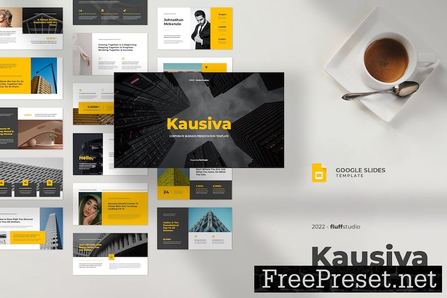 Kausiva - Business Google Slides Template NLYUK79